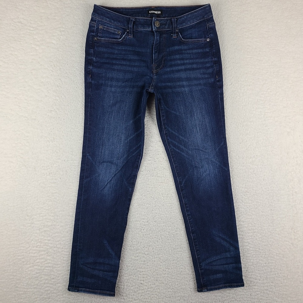 EXPRESS Jeans Mens 29x30 Blue Slim Taper‎ Conscious Edit Dark Wash Denim